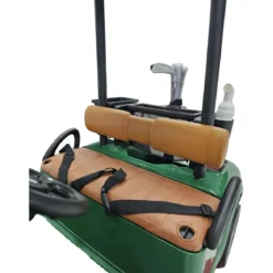 Golf Kart Elettrico Bambini 24V Car Verde con Palline e Bastoni