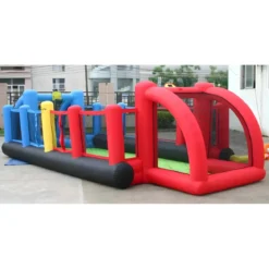 Gonfiabile Campo Multisport 335x800x180 cm Calcio Volley Basket Bambini