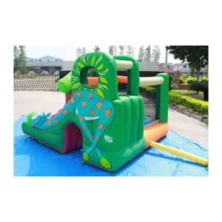 Gonfiabile per Bambini con Scivolo Motore Elettrico Saltarello Castello