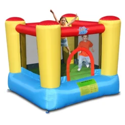 Gonfiabile per Bambini Salterello Top Gioco da Giardino Pompa Inclusa