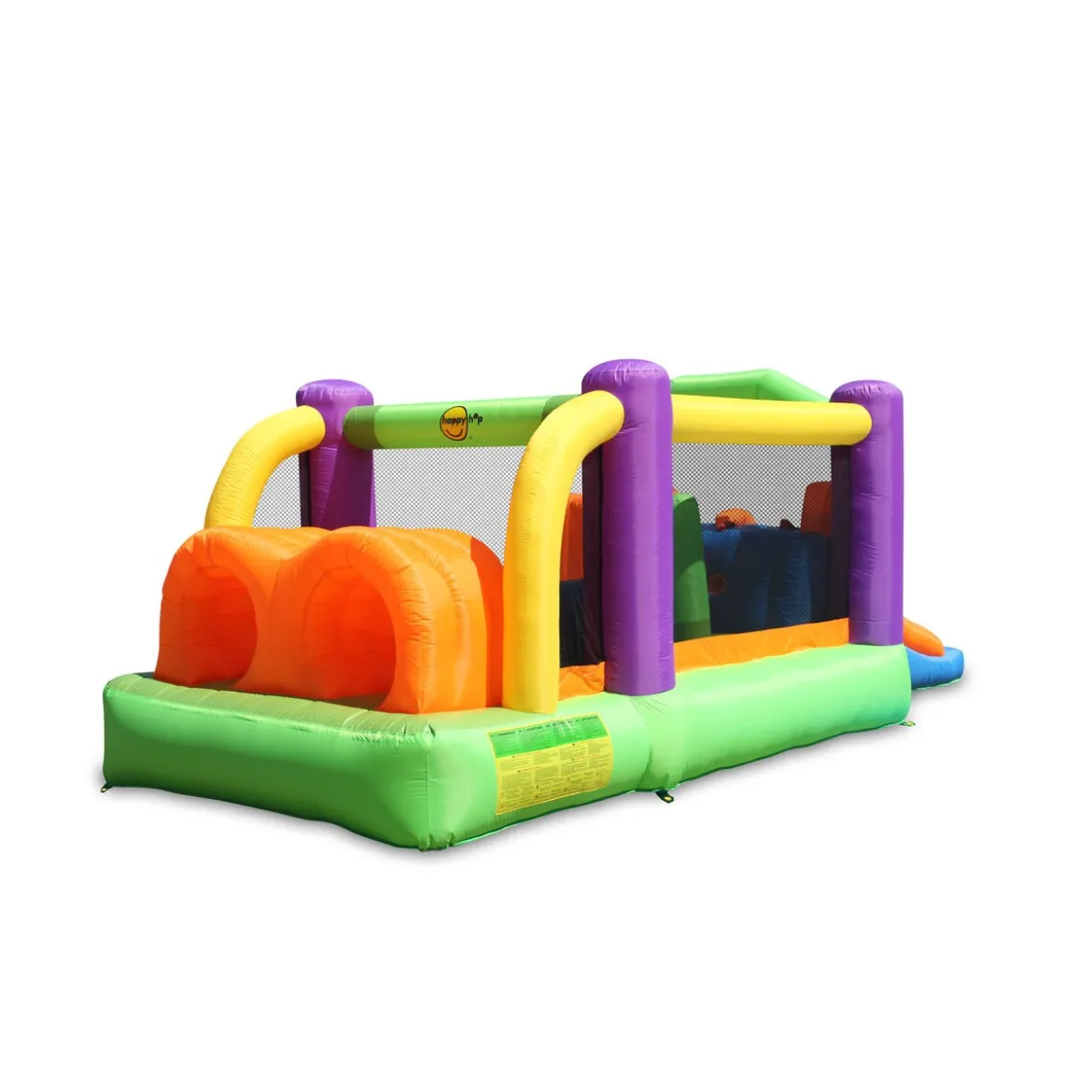 Gonfiabile Percorso ad Ostacoli con Scivolo 560 x 255 x 190 cm