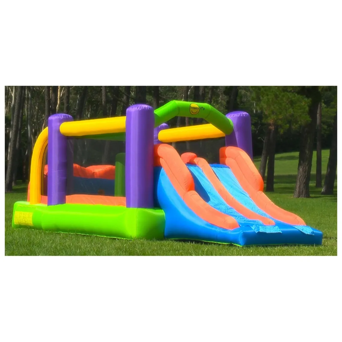 Gonfiabile Percorso ad Ostacoli con Scivolo 560 x 255 x 190 cm