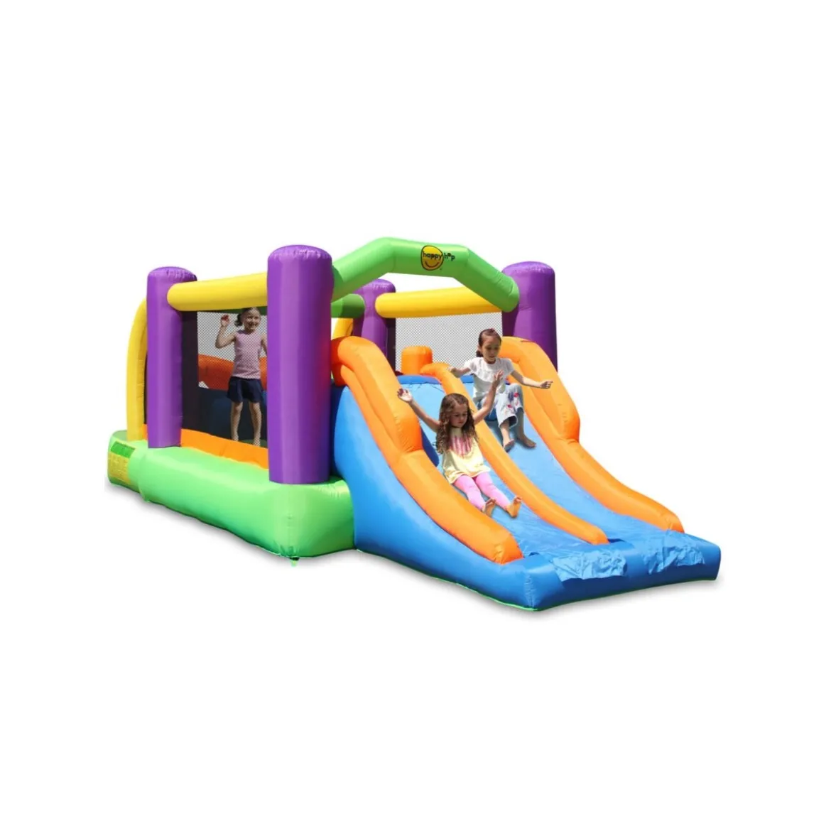 Gonfiabile Percorso ad Ostacoli con Scivolo 560 x 255 x 190 cm