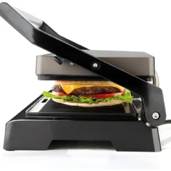 Grill Compatto Black+Decker MINI 1.000W Antiaderente Nero Grigio