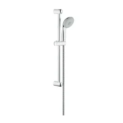 Grohe Asta Saliscendi Doccia con Soffione Rotondo Supporto Colonna Bagno Cromo