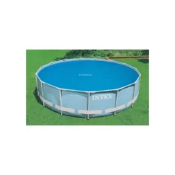 Intex Copri Piscina Telo Termico 488 cm Rotonda Copertura Autoportante Frame