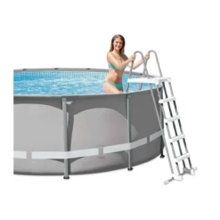 Intex Scaletta 4 Gradini 122 cm per Piscina Sicurezza Bambini Fuoriterra Esterno