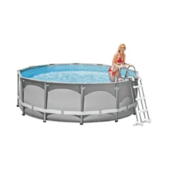 Intex Scaletta 4 Gradini 107 Piscina Scala Sicurezza Fuoriterra Bambini Giardino