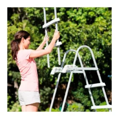 Intex Scaletta 4 Gradini 107 Piscina Scala Sicurezza Fuoriterra Bambini Giardino