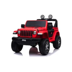 Jeep Rubicon Rosso Macchina Elettrica a Batteria Auto Bambini