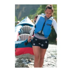 Kayak Gonfiabile 3 Posti Adulti e Bambino per Mare Lago Fiume Canoa Senza Pagaia