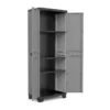 Keter Alto Armadio Grigio Multiuso da Esterno Ripostiglio Organizer Tuttopiani