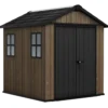 Keter Apex Casetta da Giardino in Resina Effetto Legno 230x224x246 cm