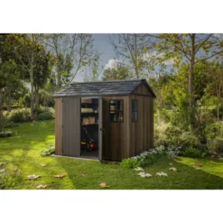 Keter Apex Casetta da Giardino in Resina Effetto Legno 287x230x246 cm