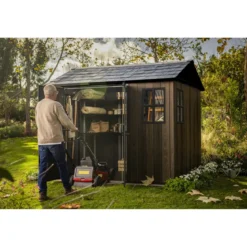 Keter Apex Casetta da Giardino in Resina Effetto Legno 287x230x246 cm