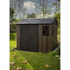 Keter Apex Casetta da Giardino in Resina Effetto Legno 287x230x246 cm