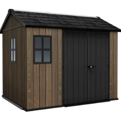 Keter Apex Casetta da Giardino in Resina Effetto Legno 287x230x246 cm