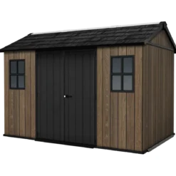 Keter Apex Casetta da Giardino Resina Effetto Legno 350x230x246 cm