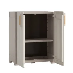 Keter Armadio da Esterno Impermeabile Basso con 1 Ripiano Resistente