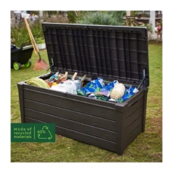 Keter Baule Cassapanca Plastica Contenitore Esterno Giardino Terrazzo Multiuso