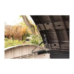 Keter Box da Giardino per Esterno Beige Armadio Resina Pavimento Grande Compatto
