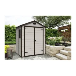 Keter Box per Esterno Porta Attrezzi Casetta Manor 185x152 in Resina Beige