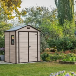 Keter Box per Esterno Porta Attrezzi Casetta Manor 185x152 in Resina Beige