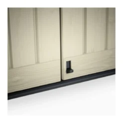 Keter Box per Esterno Resina Pavimento Lavoro Beige Compatto da Giardino Armadio