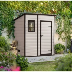 Keter Casetta MANOR PENT 183x111 in Resina PVC Box Armadio Giardino