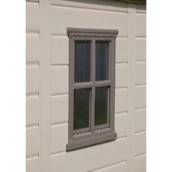 Keter Casetta per Attrezzi Factor 256x182 con Pavimento Interno da Giardino