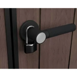 Keter Newton Plus Casetta da Giardino 230x287 PVC Effetto Legno 2 Ante