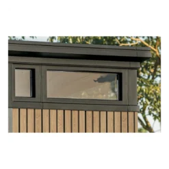 Keter Pent Casetta da Giardino 2x2 Resina Effetto Legno Doghe Veneziane