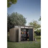 Keter Pent Casetta da Giardino 340x218 Resina Effetto Legno Doppia Porta