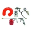 Kit Accessori per Compressore con Pistole Soffiaggio e Aerografo