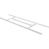 Kit di Fondazione per Casetta da Giardino 203x117 cm Acciaio Zincato