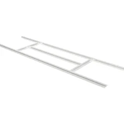 Kit di Fondazione per Casetta da Giardino 203x117 cm Acciaio Zincato