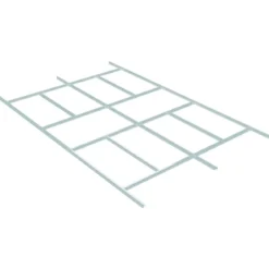 Kit di Fondazione per Casetta da Giardino 330x309 cm Acciaio Zincato