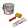 Kit di Montaggio per BBQ Barbecue in Muratura Cemento Silicone Pittura Rullo