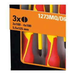 Kit Giraviti Beta Elettricista Isolati Lama Piatta e Punta Philips Professionali