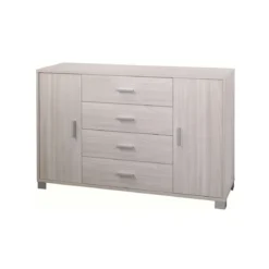 Kit Mobile Madia 2 Ante 4 Cassetti Olmo 140 Contenitore Buffet Credenza Salotto