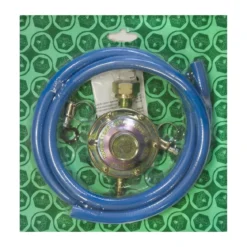 Kit per Stufa a Gas Barbecue GPL Regolatore Tubo Pressione Fascette Bombola