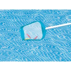 Kit Pulizia Piscina Fuori Terra Fondo Asta Spazzola Aspirante Retino Acqua