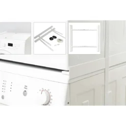 Kit Sovrapposizione Lavatrice Asciugatrice Standard Slim 55-66 cm