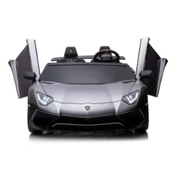 Lamborghini AVENTADOR SVJ BIG Full Grigio Macchina Elettrica per Bambini