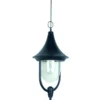 Lampada a Sospensione Lanterna con Catena 50 cm in Metallo da Esterno