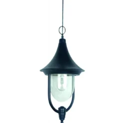 Lampada a Sospensione Lanterna con Catena 50 cm in Metallo da Esterno