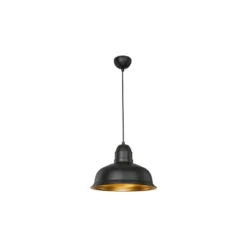 Lampada a Sospensione per Camera Salone in Metallo Nero Lampadario Sospeso