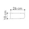 Lampada da Parete Luce Applique in Vetro per Interno Bianca Lampadina E27