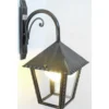 Lampada da Parete per Esterno in Ferro Lanterna a Muro Lampadina E27