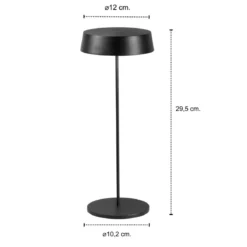 Lampada da Tavolo Intec Luce a LED Batteria Ricaricabile da Esterno